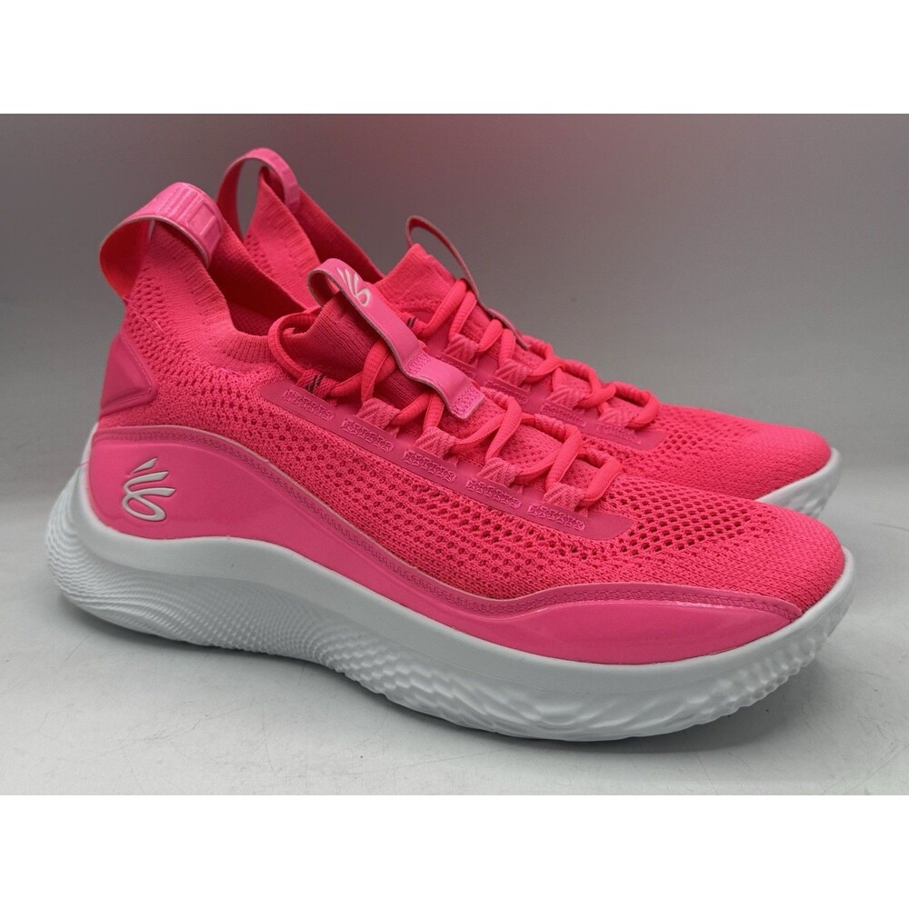 Under Armour Curry 8 Team Pink Basketball Shoes 3024785-606 Men’s Size 8